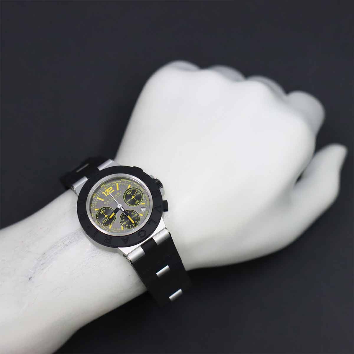 Aluminum BB41ATCH Chronograph Date Black Dial Mens