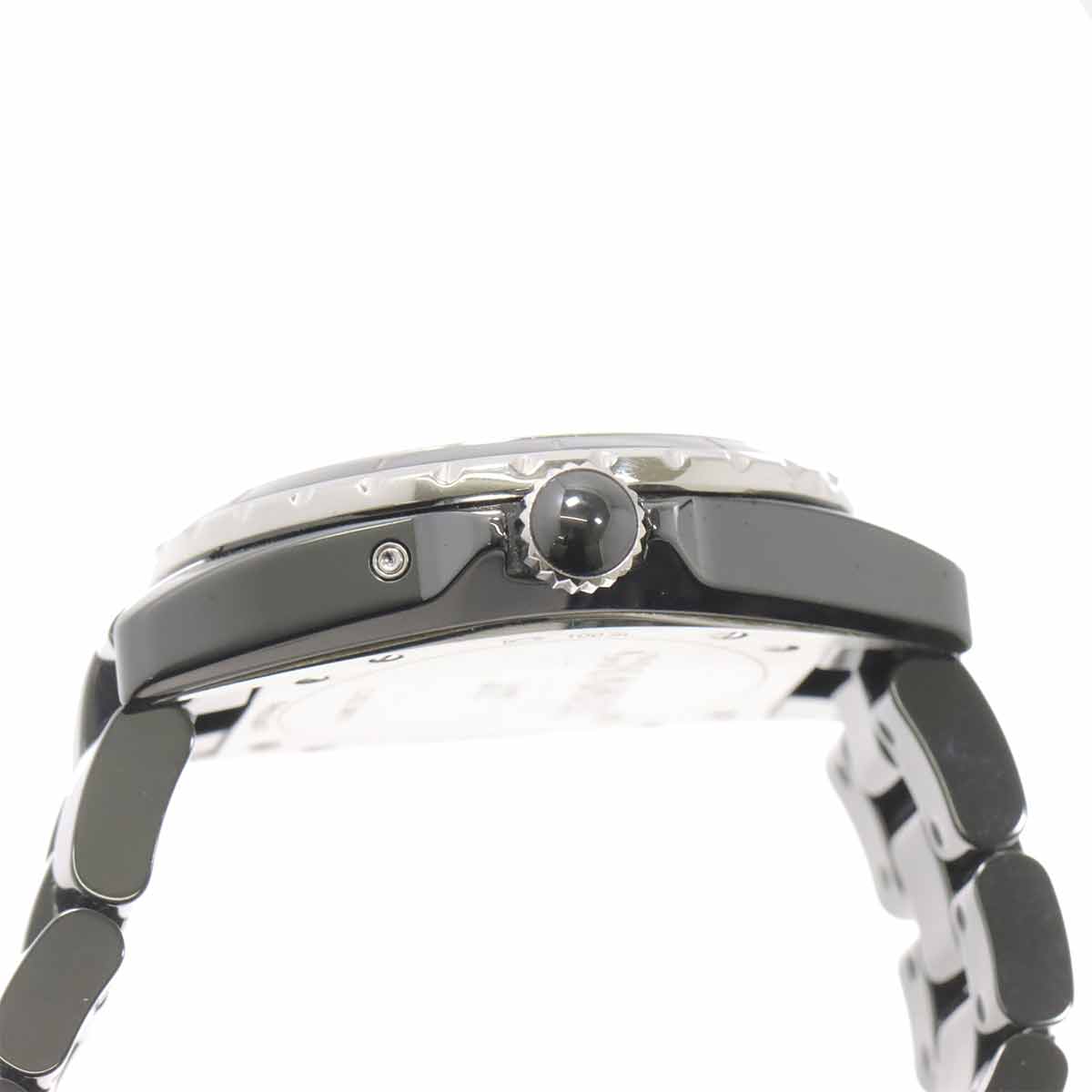 J12 Phase De Lune H3406 Moon phase Automatic Black Dial Mens