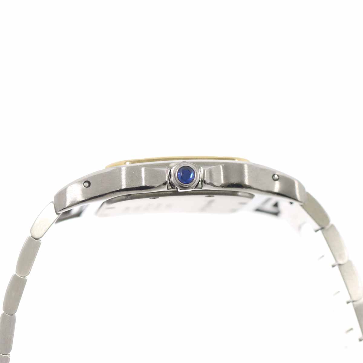 Santos Galbee LM W20023C4 750 YG Gray Dial Mens Watch