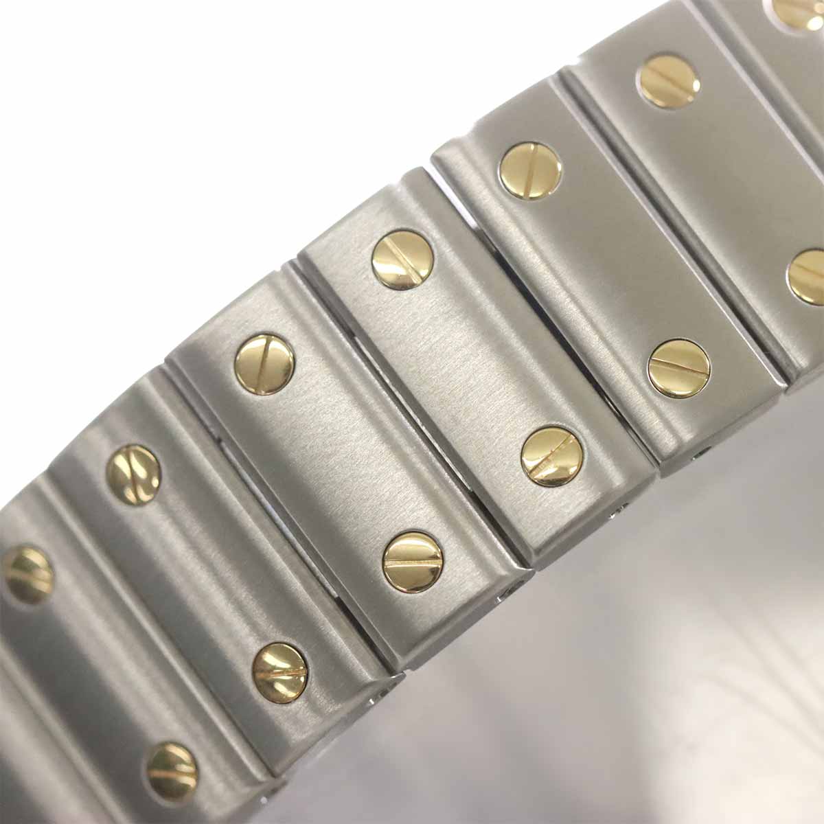 Santos Galbee LM W20023C4 750 YG Gray Dial Mens Watch