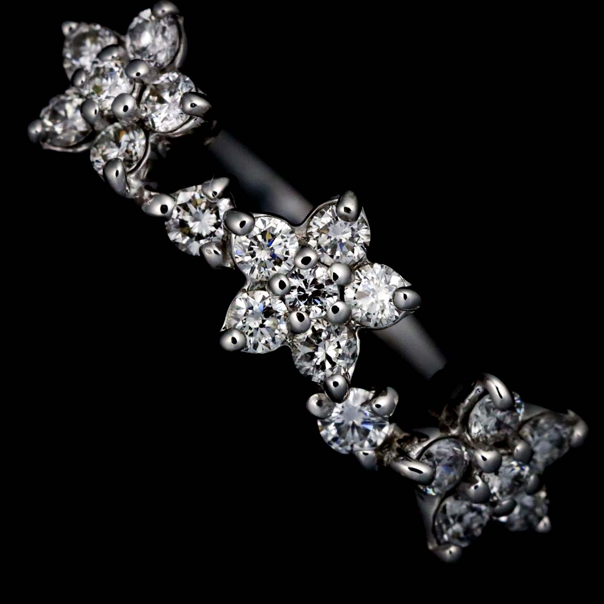 Ponte Vecchio Diamond 0.30ct Ring 18K WG 750 Size5.25(US)