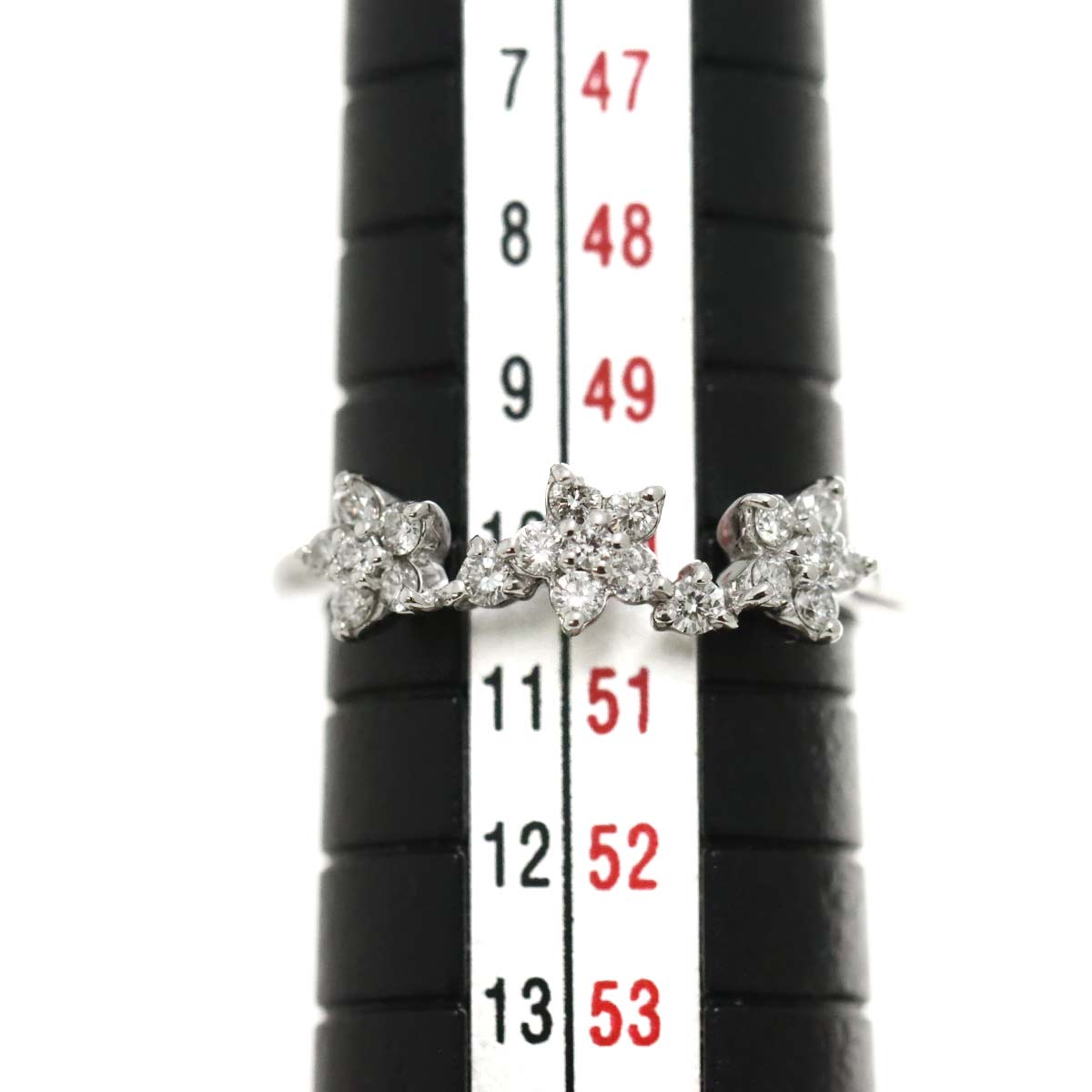 Ponte Vecchio Diamond 0.30ct Ring 18K WG 750 Size5.25(US)