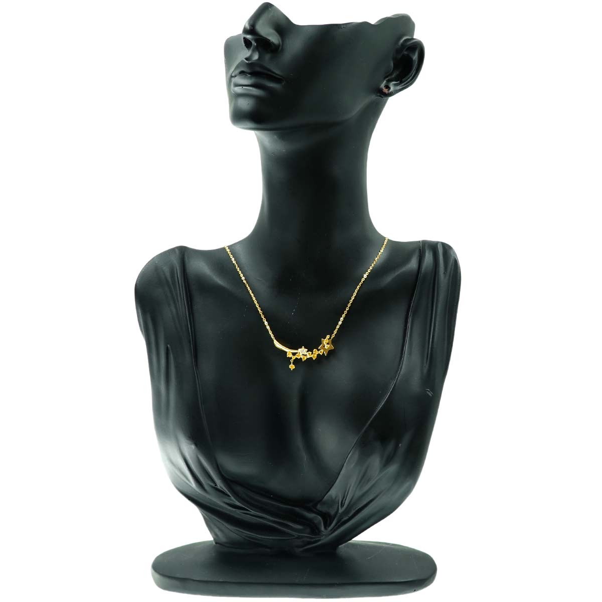 Sapphire 0.51ct Diamond 0.04ct Necklace 18K K18 YG 750