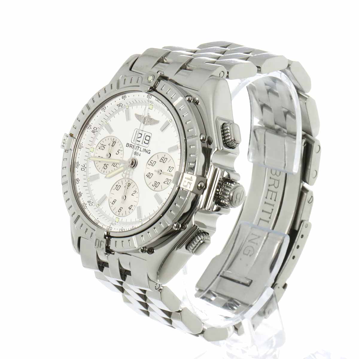 Crosswind Big Date A44355 Chronograph White Dial Mens