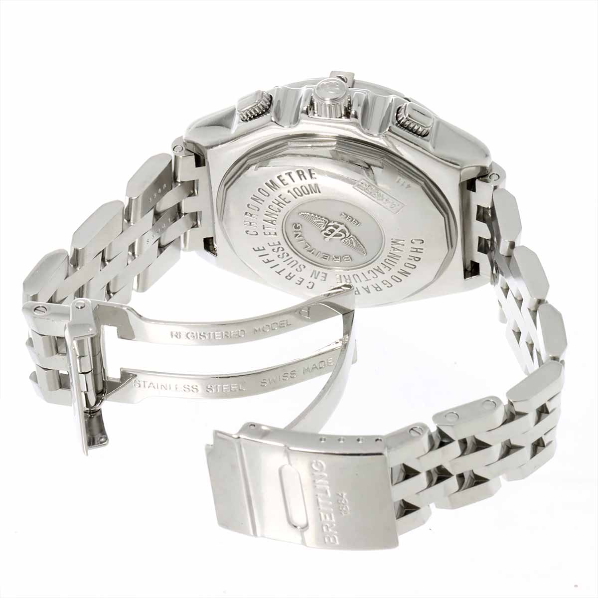 Crosswind Big Date A44355 Chronograph White Dial Mens