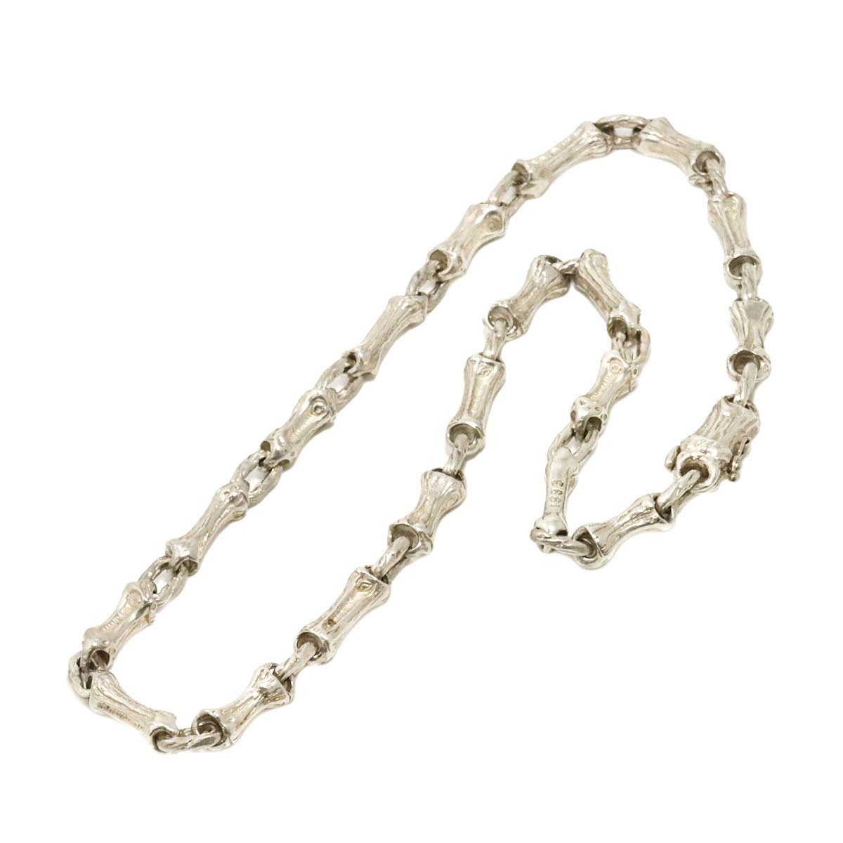 Bamboo Necklace Silver 925