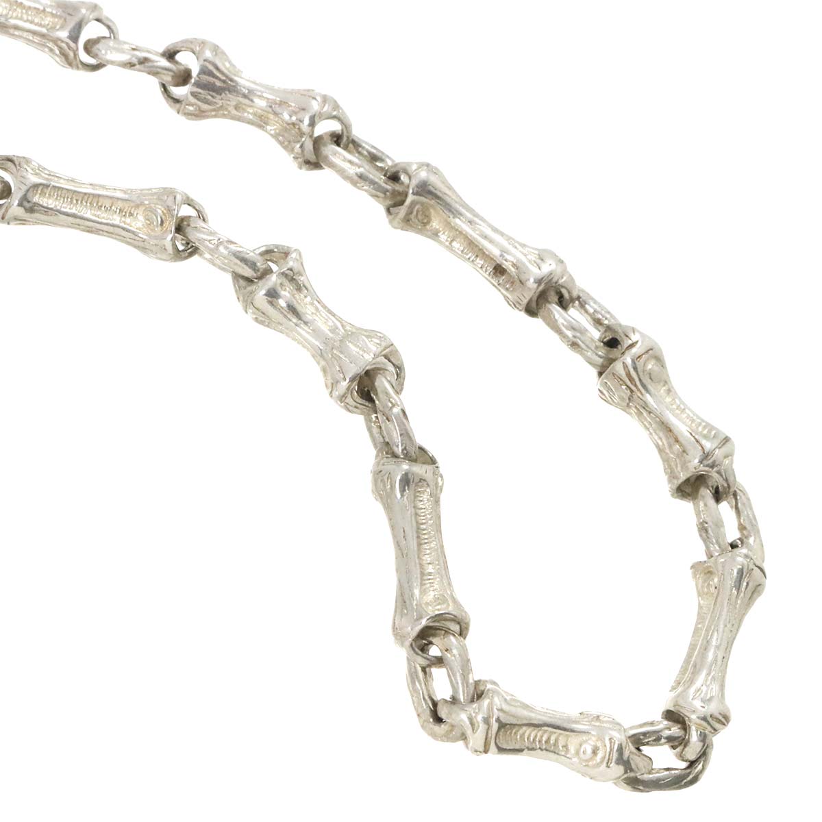 Bamboo Necklace Silver 925