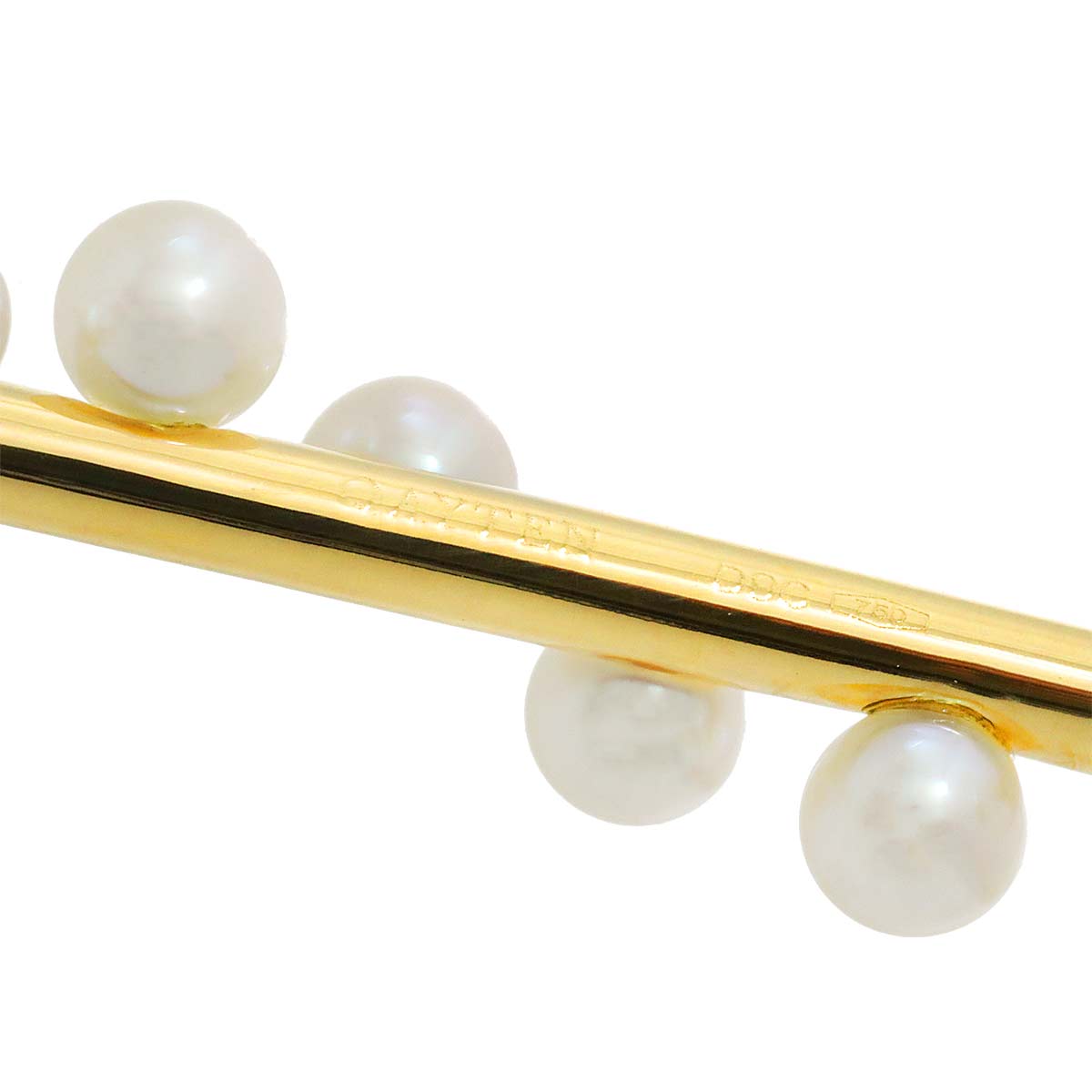 Akoya Pearl 5.2-2.9mm Necklace 18K YG 750