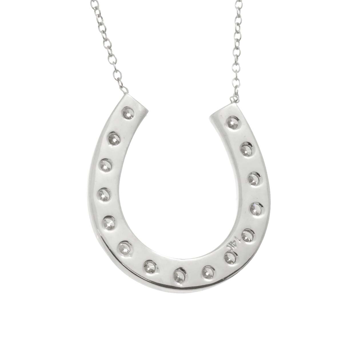 Diamond Necklace 14K WG White Gold 585