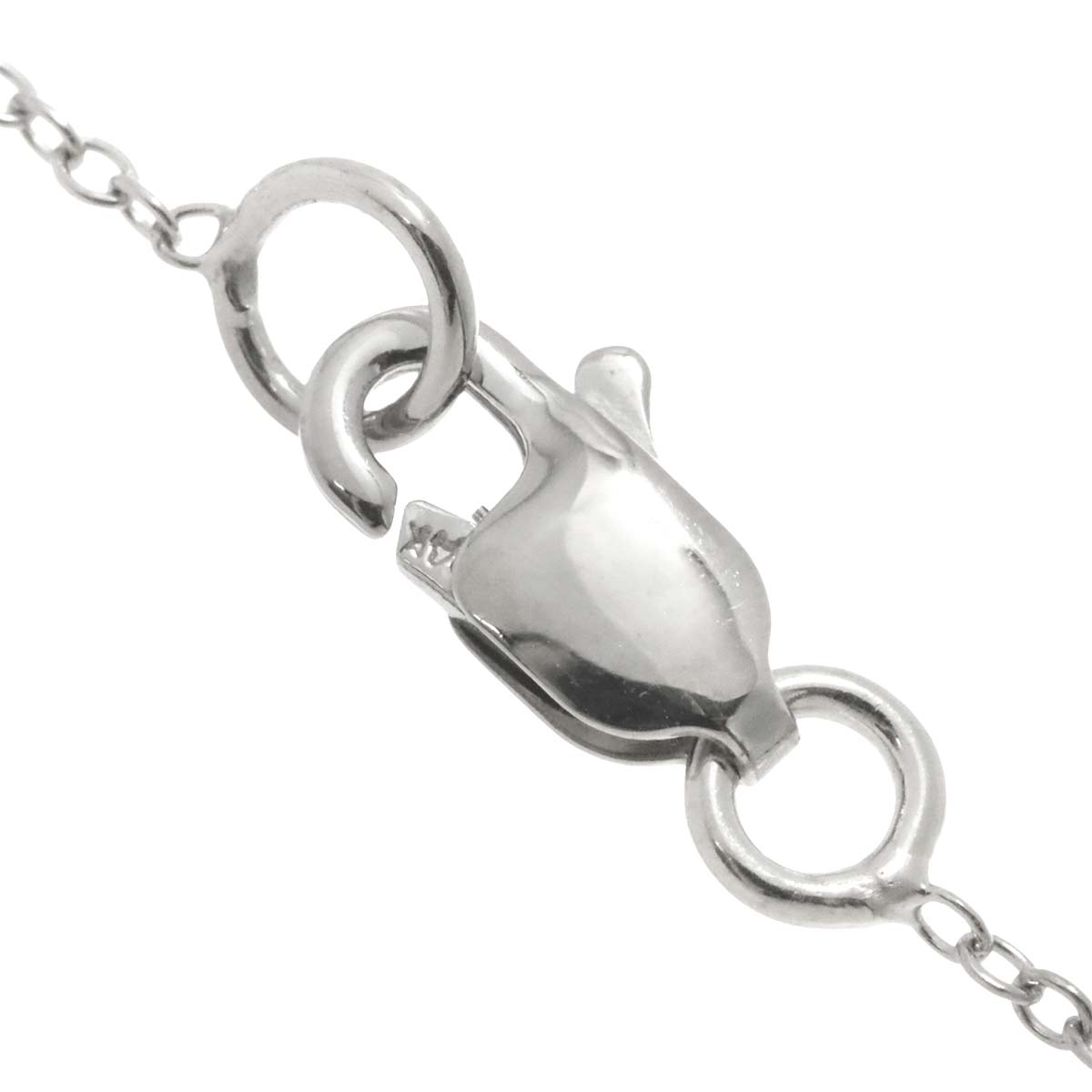 Diamond Necklace 14K WG White Gold 585