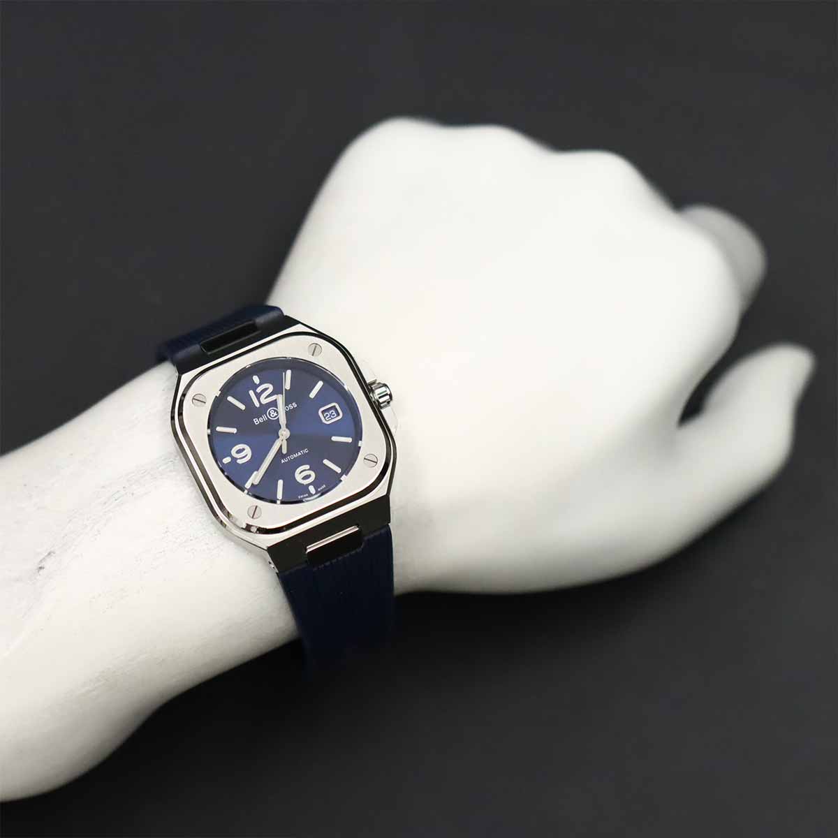 BR05 BLUESTEEL BR05A-BLU-ST/SRB Automatic Date Blue