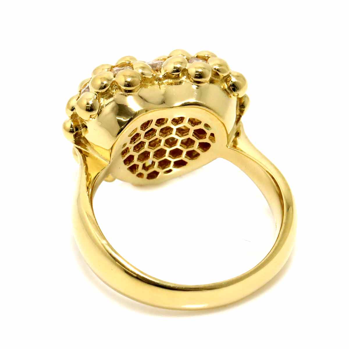 Diamond 1.16ct Ring 18K YG Yellow Gold 750 6-6.25(US)