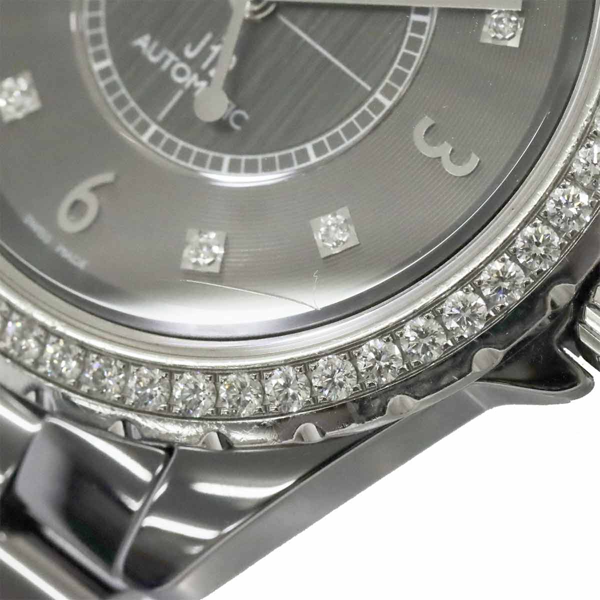 J12 Chromatic H2566 Diamond Automatic Gray Dial Mens Watch