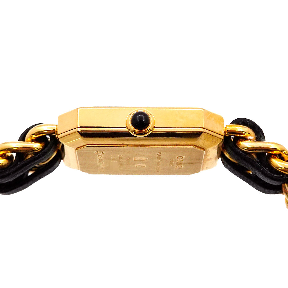 Premiere Size L H0001 Vintage Quartz Black Dial Ladies Watch