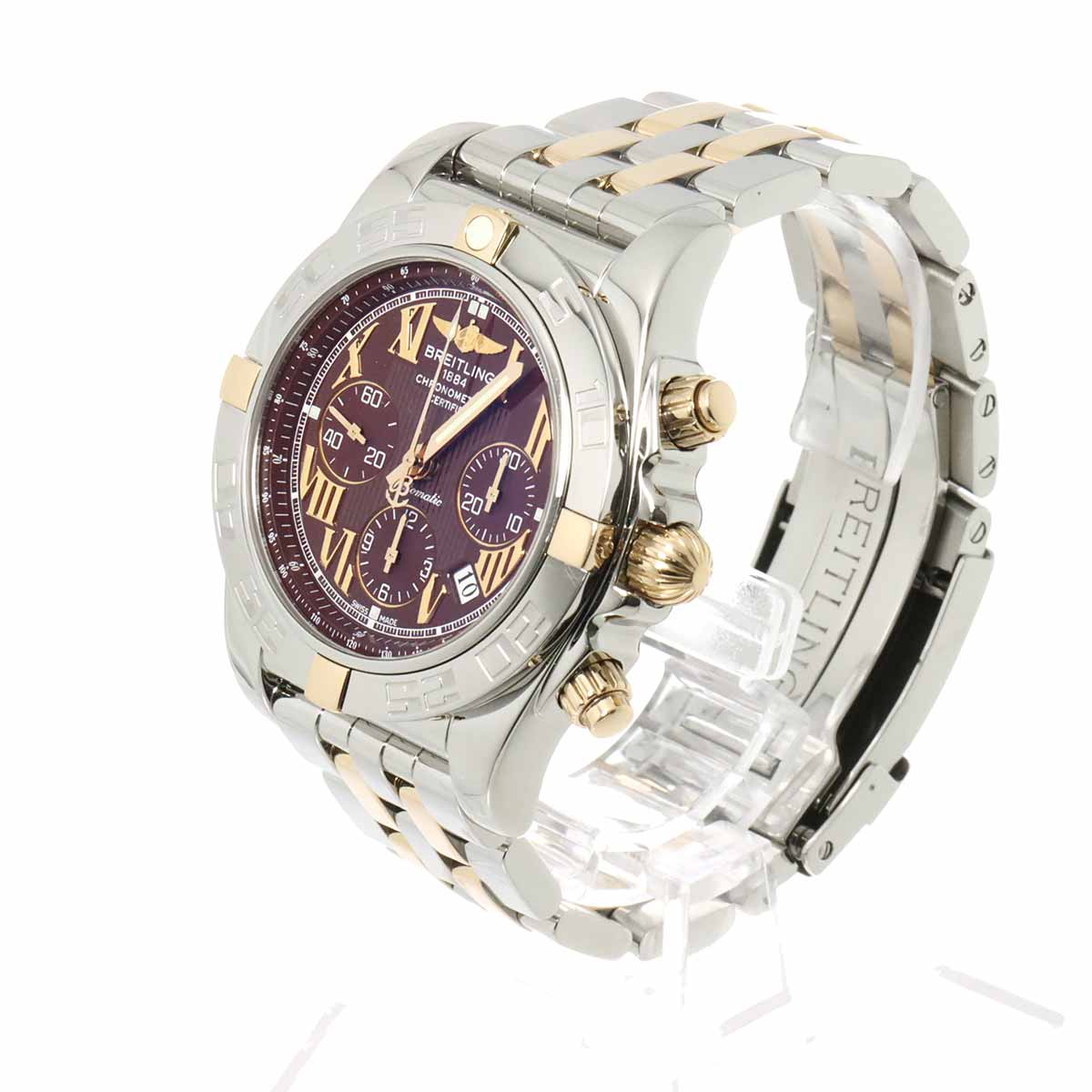 Chronomat 44 IB0110 PG Brown Dial Automatic Mens Watch