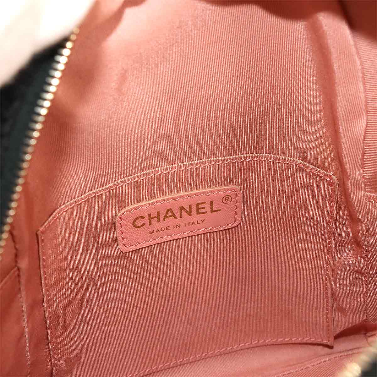 Back Pack Knit tweed Leather Black Red A91925 Coco Logos