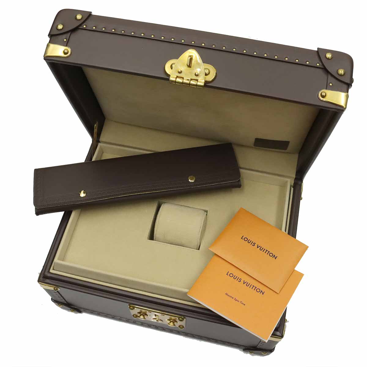 Tambour Spin Time Q1EGL K18PG Automatic Mens Watch