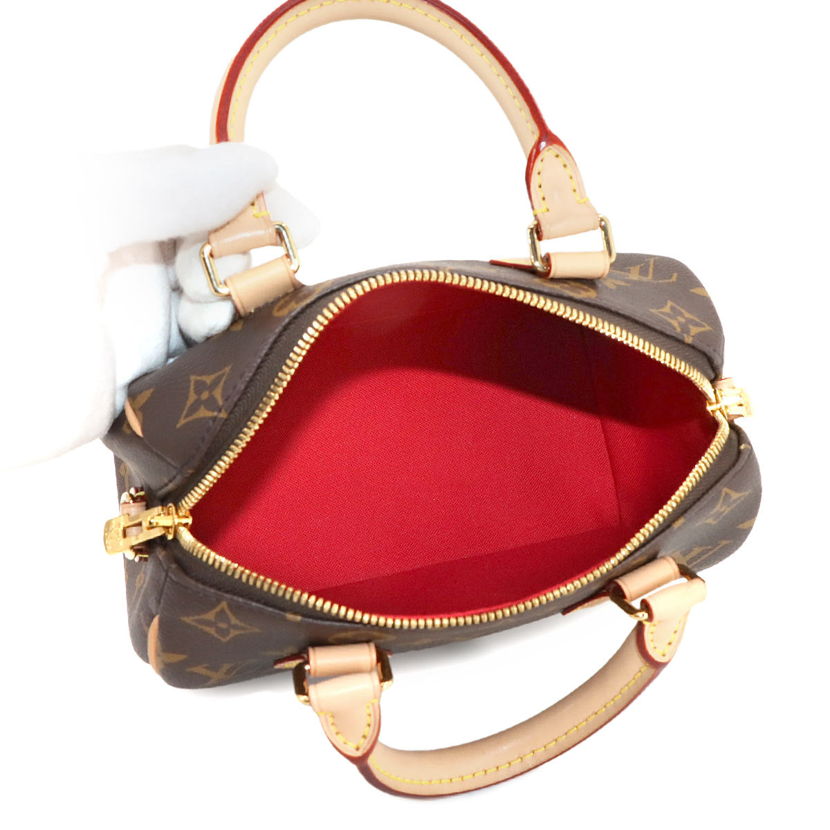 LOUIS VUITTON Monogram Speedy Bandouliere 20 2way Shoulder Bag M46222