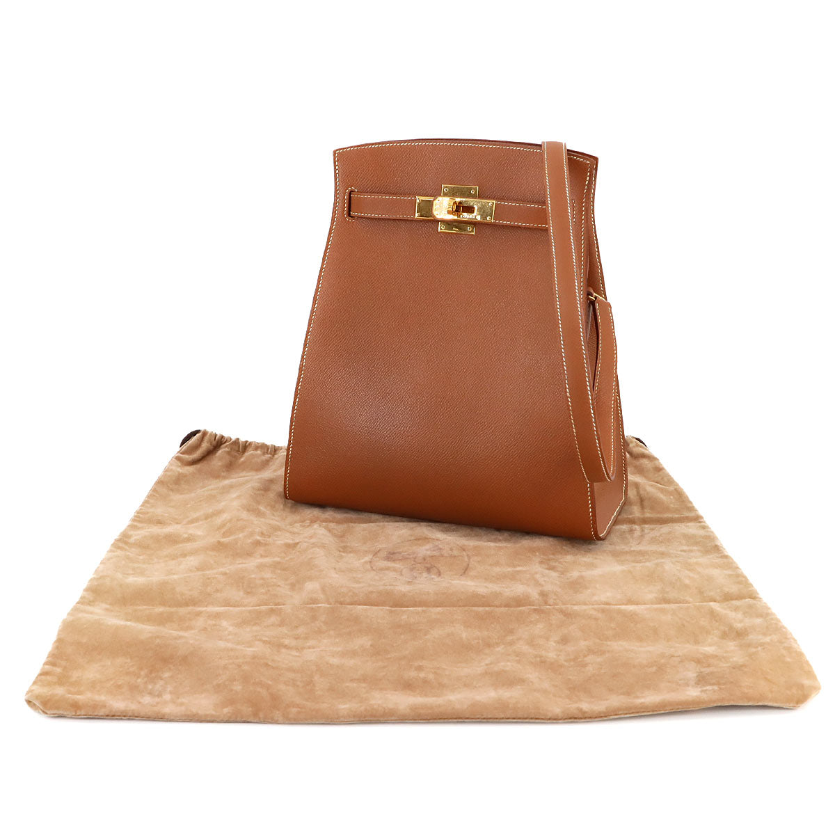 Kelly Sport MM Shoulder Bag Couchevel Epsom Gold Purse 90276904..