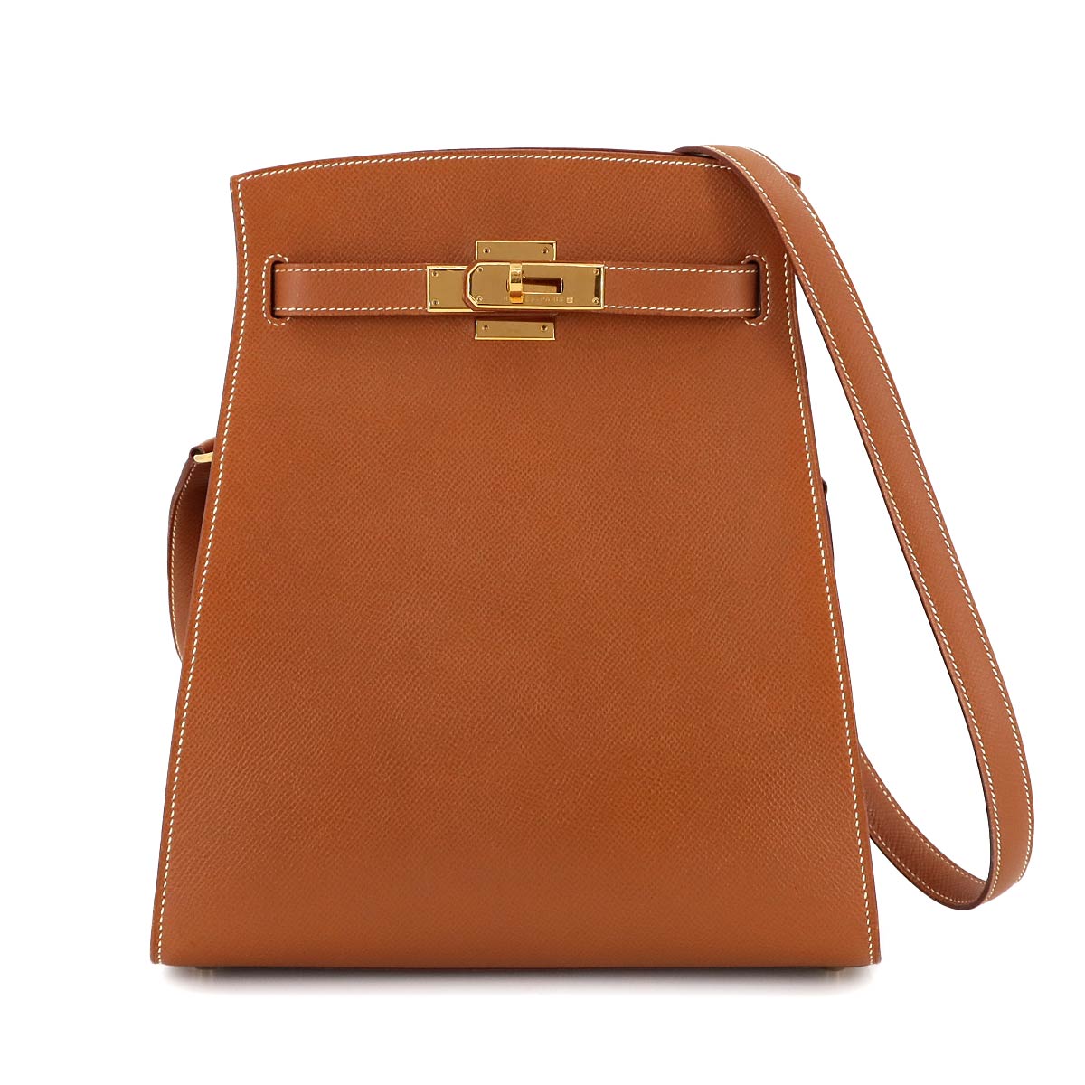 Kelly Sport MM Shoulder Bag Couchevel Epsom Gold Purse 90276904..