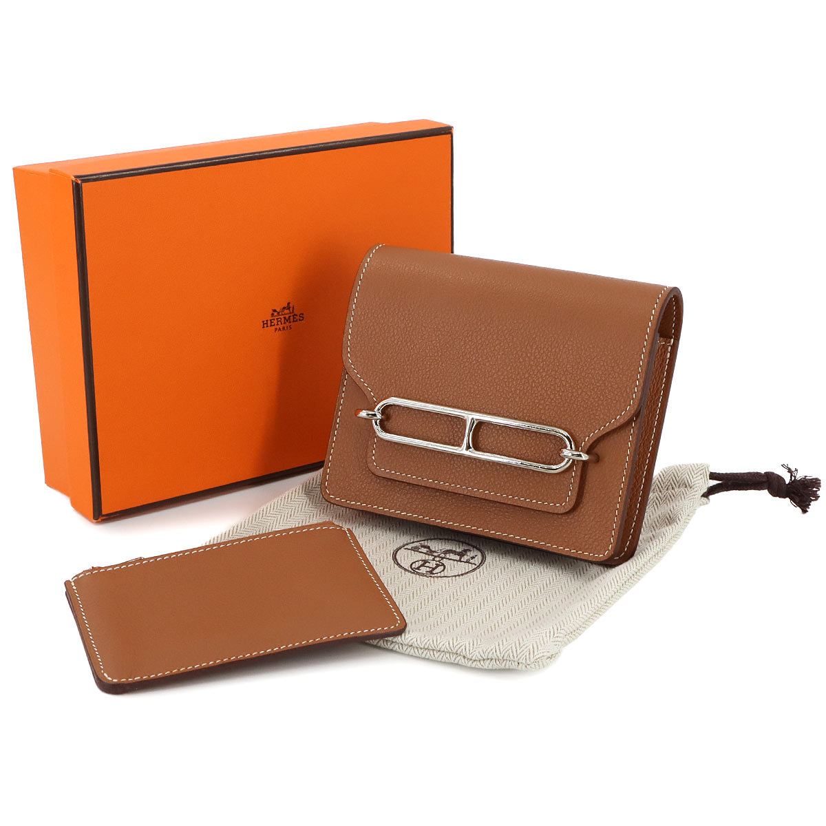 Roulis Slim Wallet Ever Color Brown U Purse