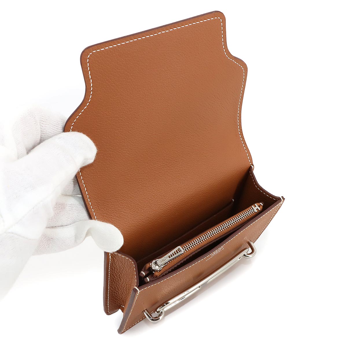 Roulis Slim Wallet Ever Color Brown U Purse