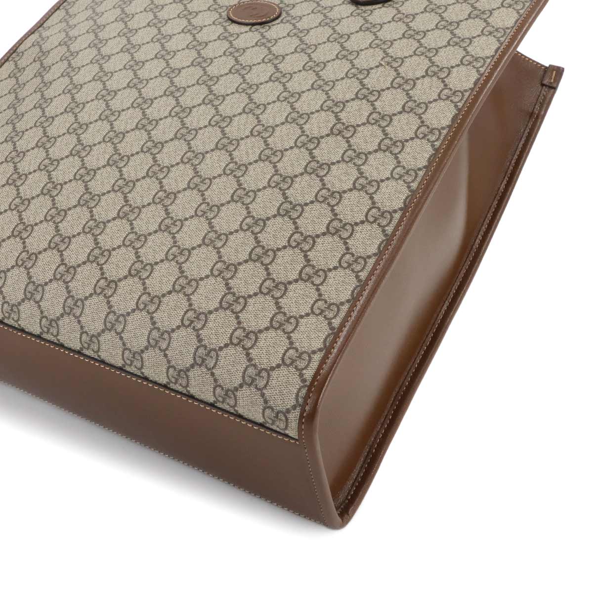 GUCCI Interlocking G 2way Tote Shoulder Bag GG Supreme canvas 674155