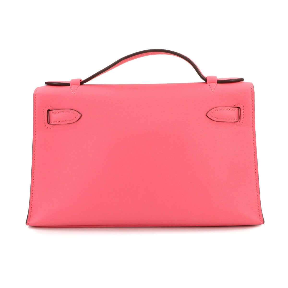 Pochette Kelly Hand Bag Swift Leather Rose Azalee Pink 90277572