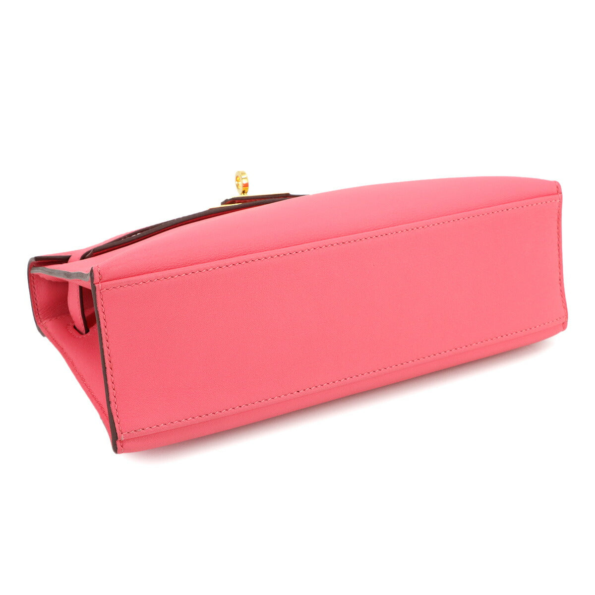 Pochette Kelly Hand Bag Swift Leather Rose Azalee Pink 90277572
