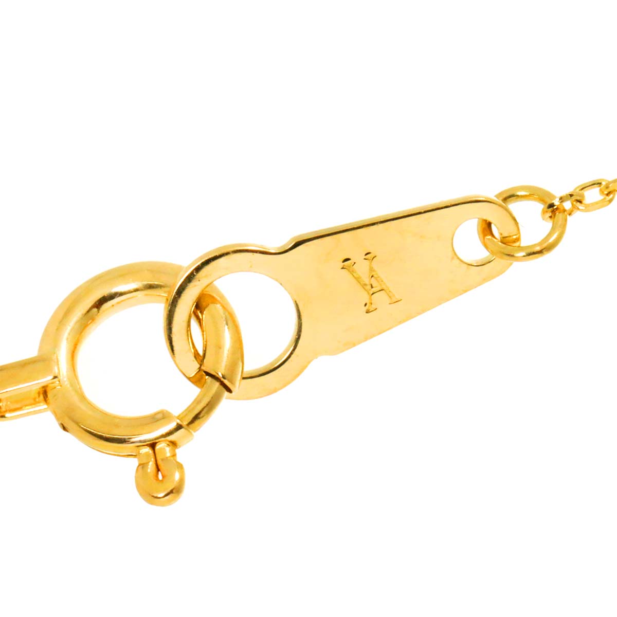 Vendome Aoyama Diamond 0.15ct Necklace 18K Yellow Gold 750