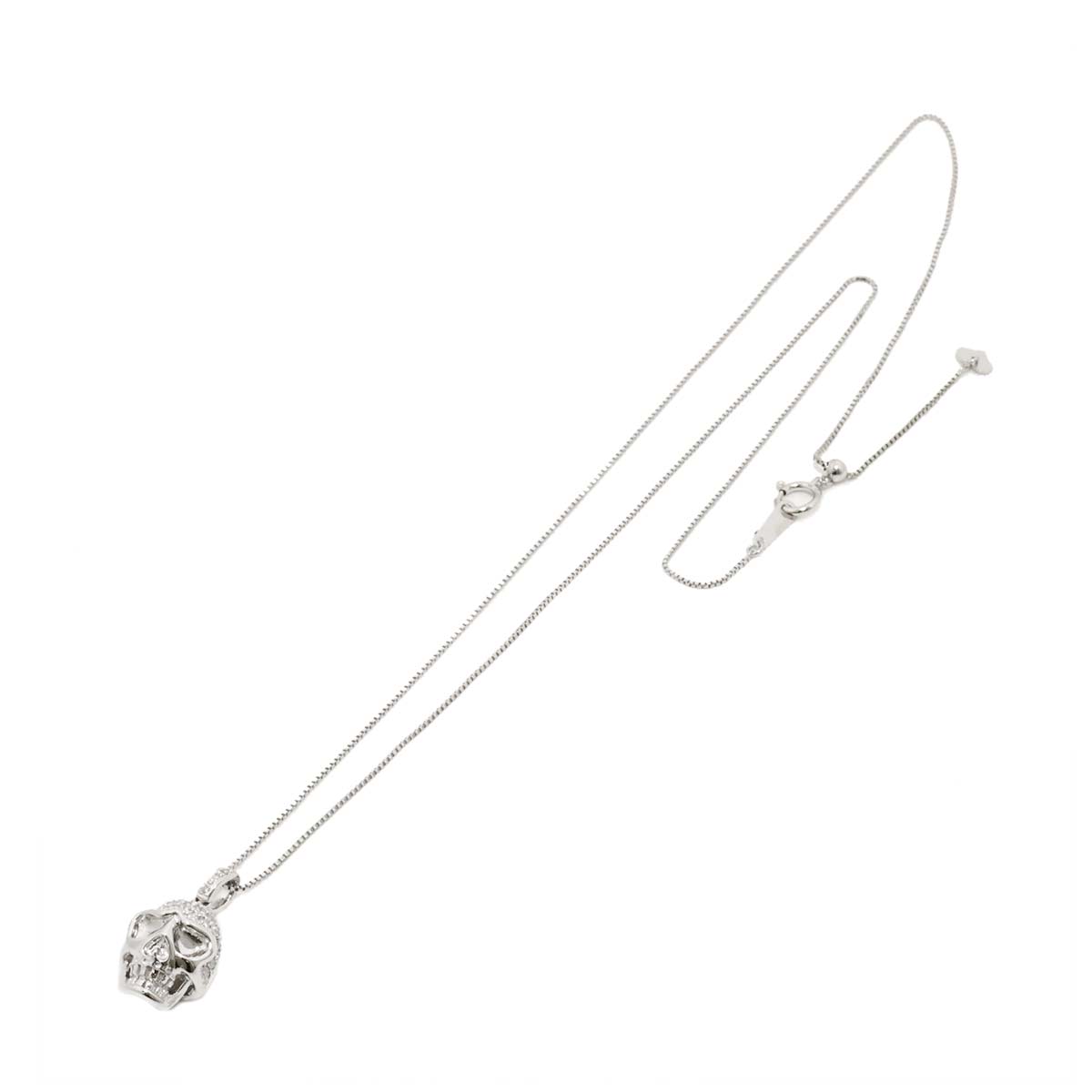 Diamond 0.62ct Necklace 18K WG White Gold 750