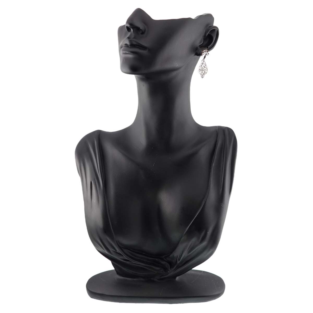 Diamond 0.05ct/0.05ct Earrings Clip-on 18K K18 WG 750