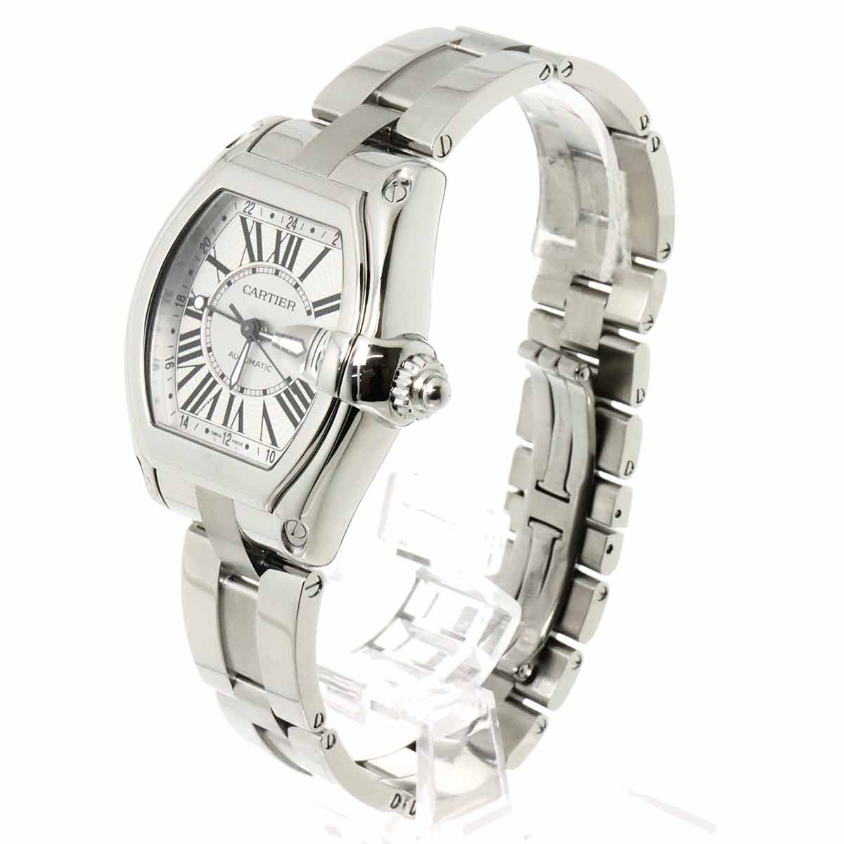 Roadster GMT W62032X6 Date Automatic Silver Dial Mens Watch