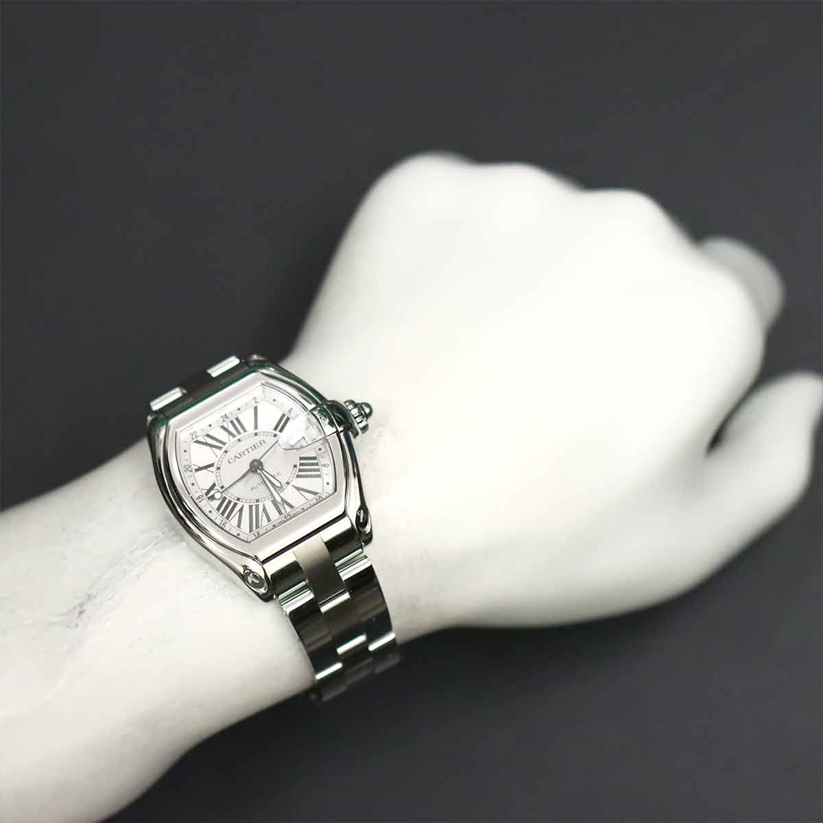 Roadster GMT W62032X6 Date Automatic Silver Dial Mens Watch