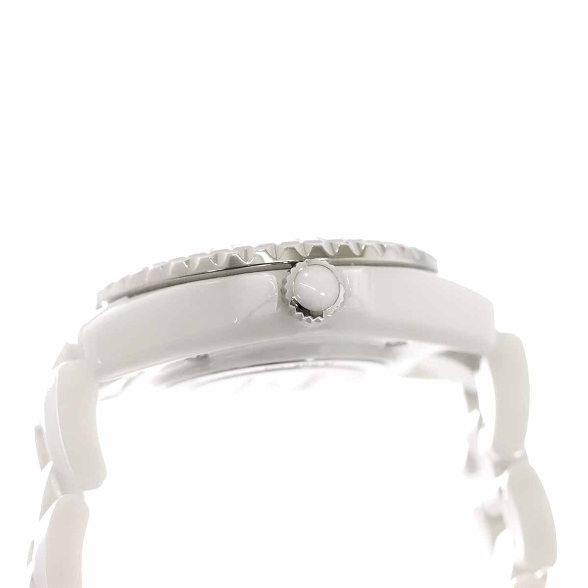 J12 Cosmic H7990 Ceramic Diamond Quartz White Dial Ladies