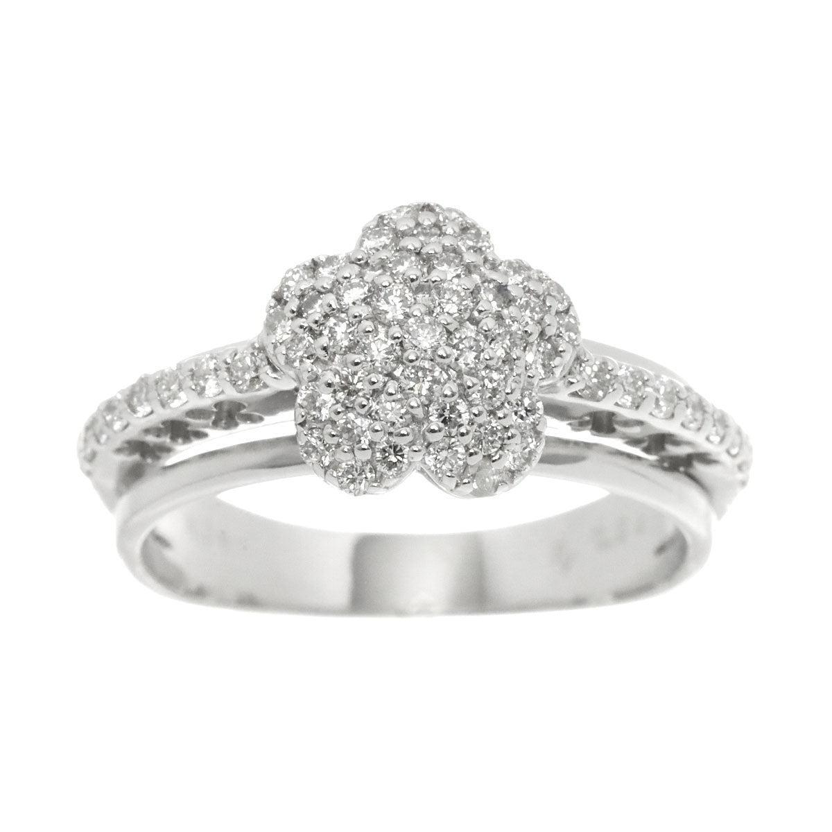 Ponte Vecchio Diamond 0.54ct Ring 18K WG 750 Size6.25-6.5(US)
