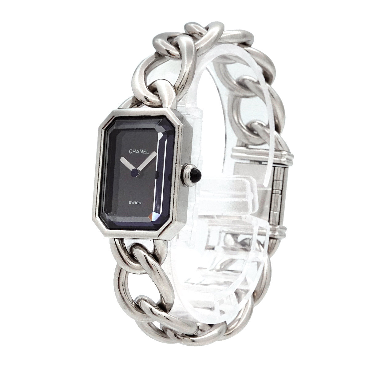 Premiere L Size H0452 Quartz Black Dial Ladies Watch