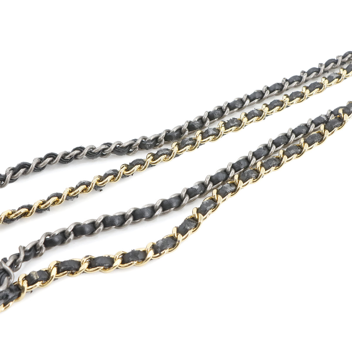 Gabrielle de Chanel Large Hobo Bag Shoulder Wool Leather Black