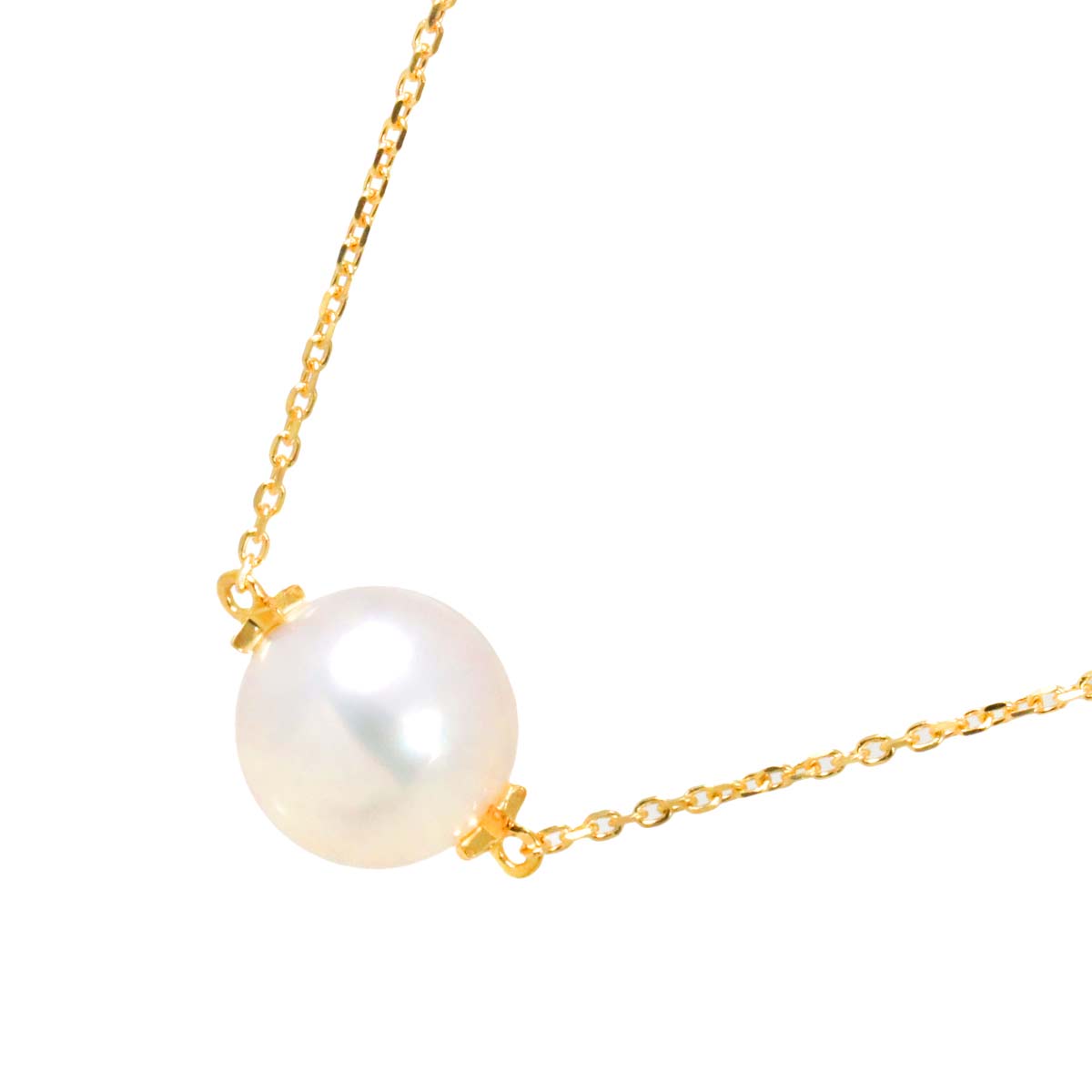 Akoya Pearl 7.8mm Necklace 18K YG 750