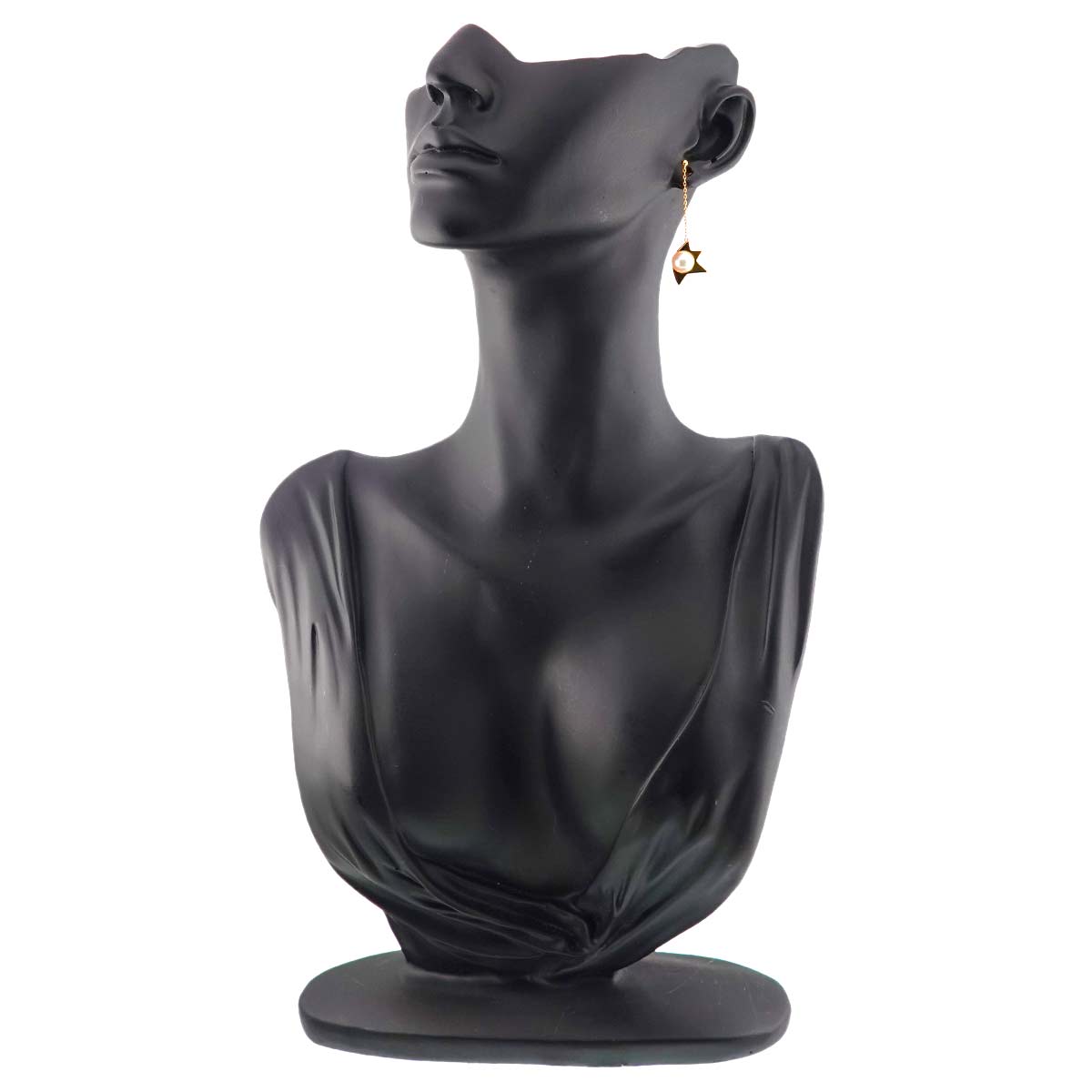 Comet Plus Akoya Pearl 7.0mm Earrings Pierced 18K YG 750