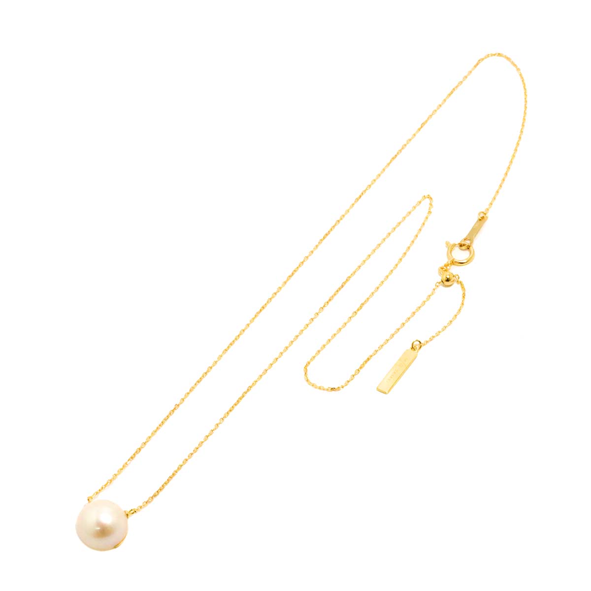 M/G Mabe Pearl 11.0mm Necklace 18K YG 750