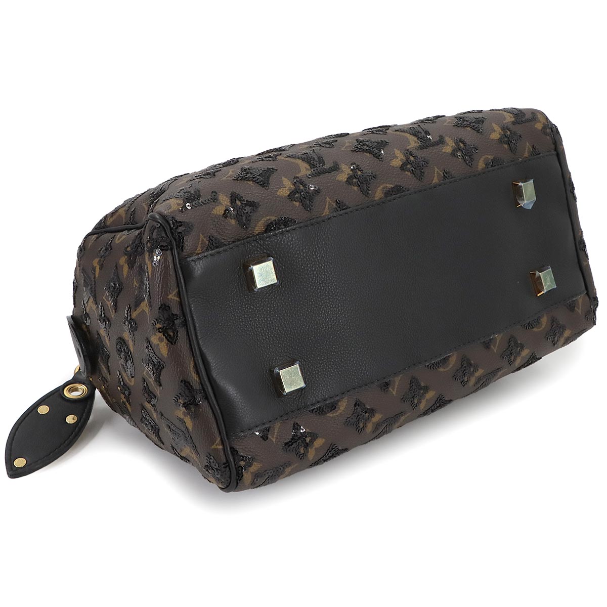 Monogram Eclipse Speedy 30 Hand Bag Brown Black M40243