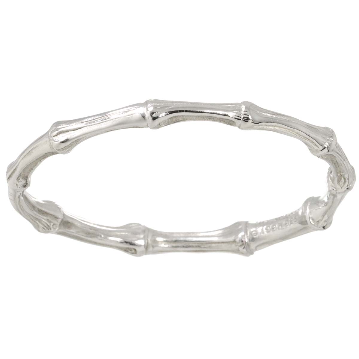 Bamboo Bangles Bracelet SV 925 Silver