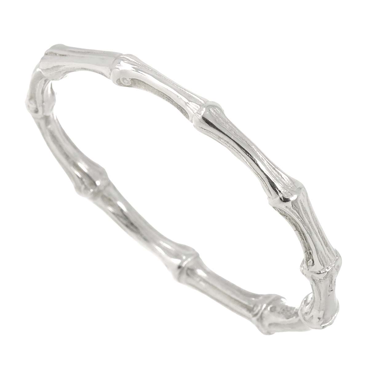 Bamboo Bangles Bracelet SV 925 Silver