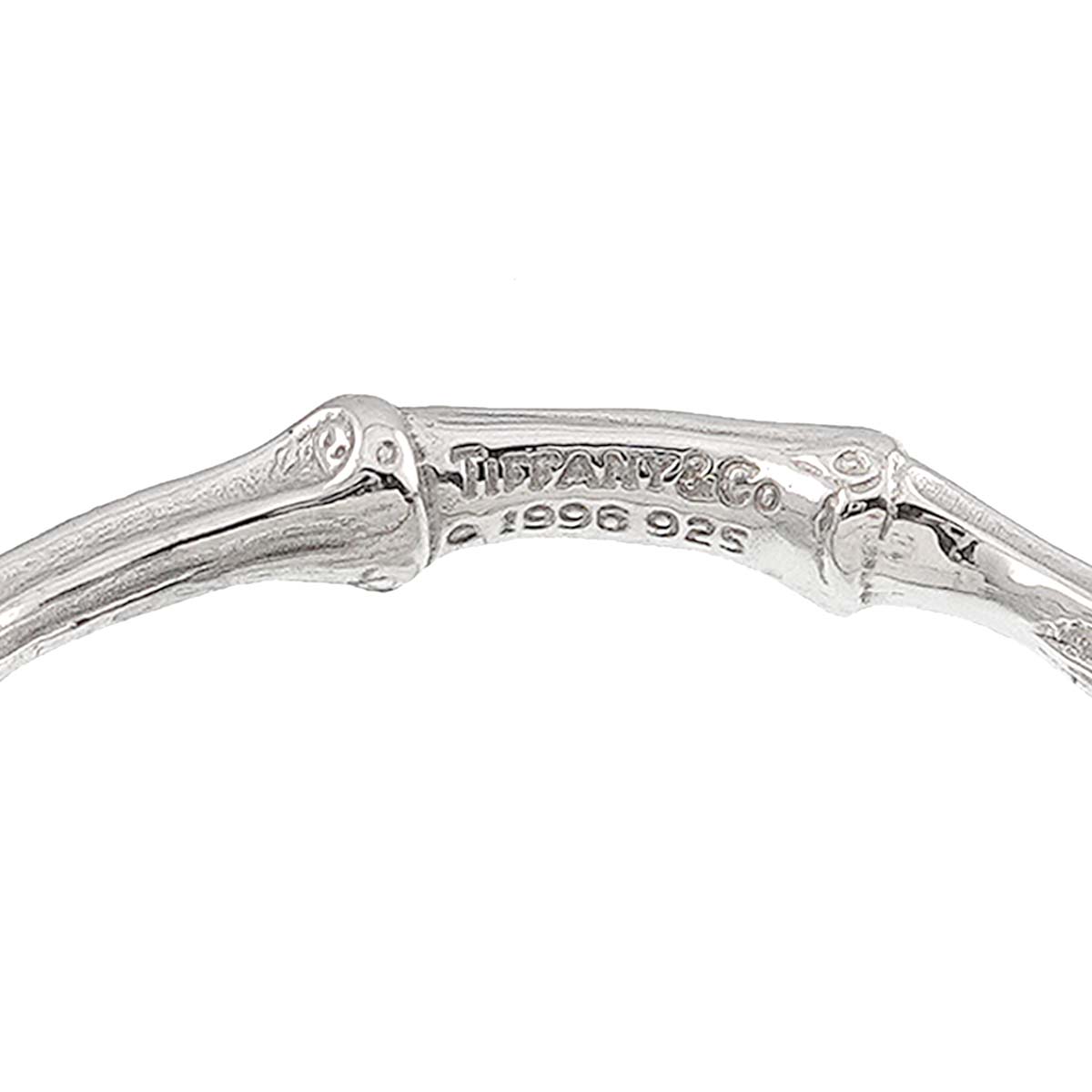 Bamboo Bangles Bracelet SV 925 Silver