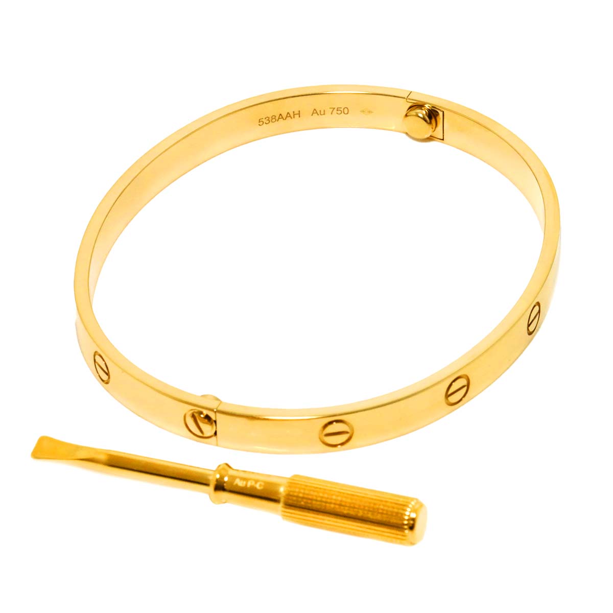 Cartier Love Bracelet 18K Yellow Gold 750 Size20