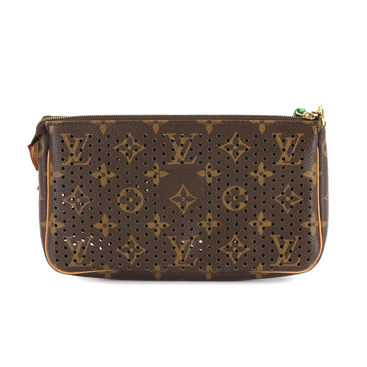 Monogram Perfo Pochette Accessories Hand Bag Vert M95184 90278687