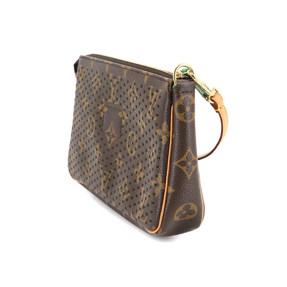 Monogram Perfo Pochette Accessories Hand Bag Vert M95184 90278687