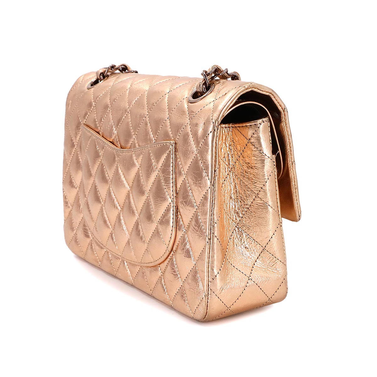 Matelasse 25 Chain Shoulder Bag Metallic Pink Limited Edition