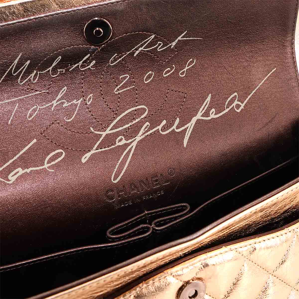 Matelasse 25 Chain Shoulder Bag Metallic Pink Limited Edition